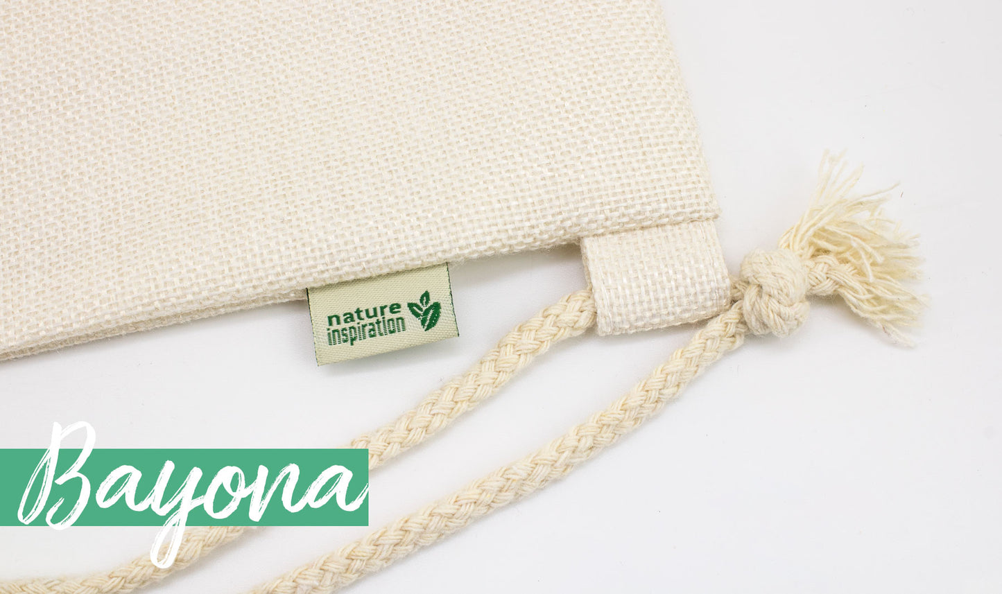 Lote Mochila estilo yute personalizadas para eventos