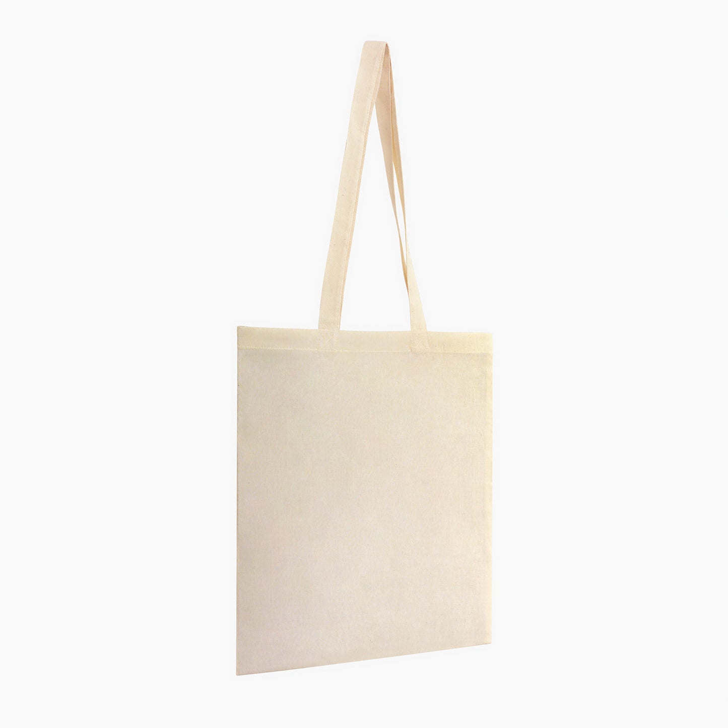 Bolsa tote bag de algodón natural Hill lateral