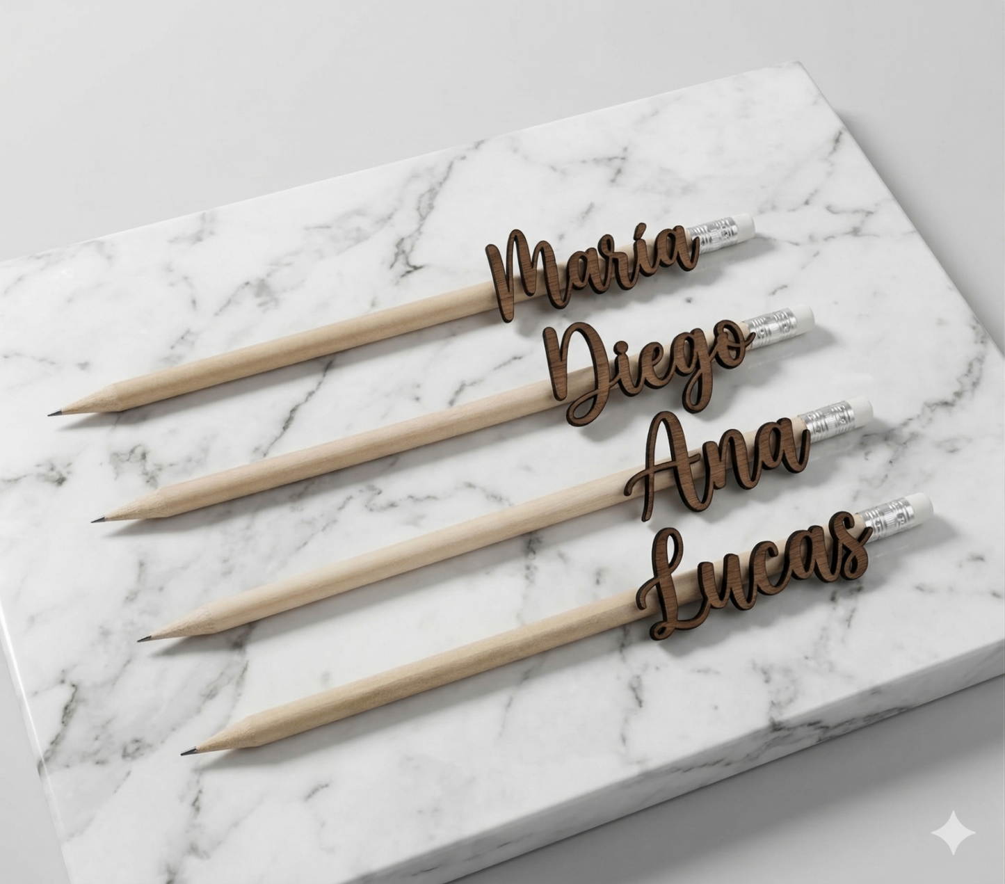 Lápiz personalizado para comunión con nombre grabado láser