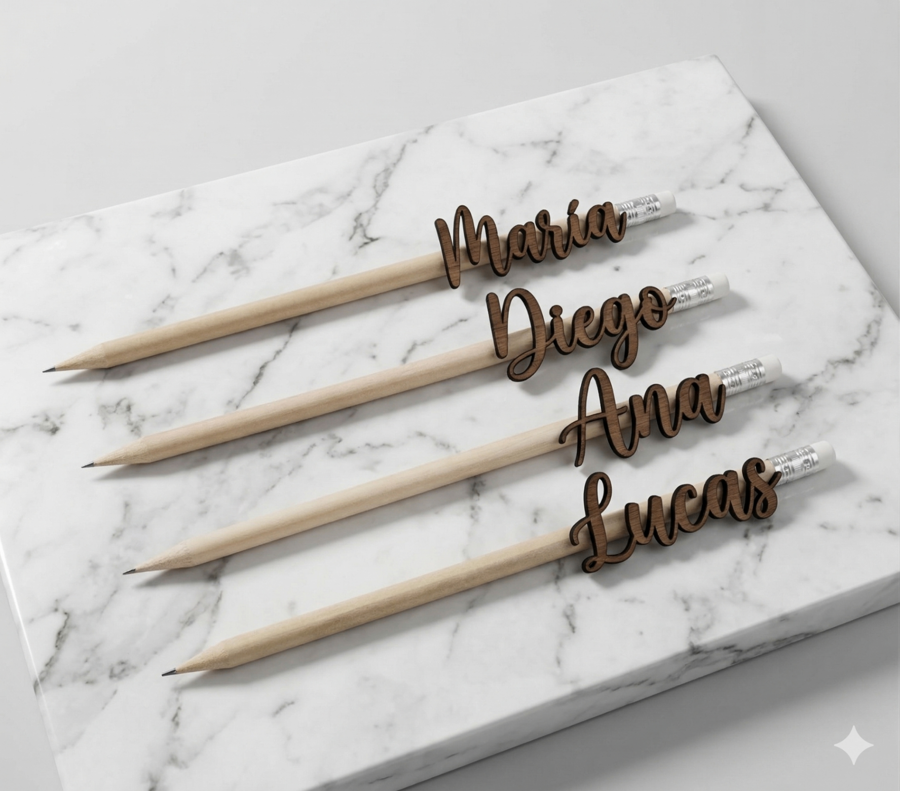 Lápiz personalizado para comunión con nombre grabado láser
