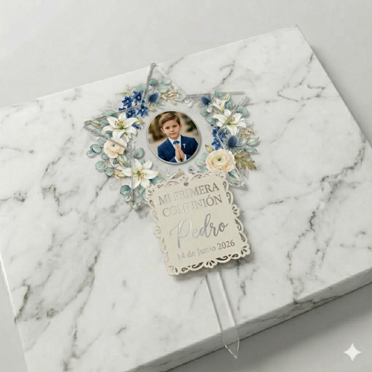 Topper para tarta de comunión - niño