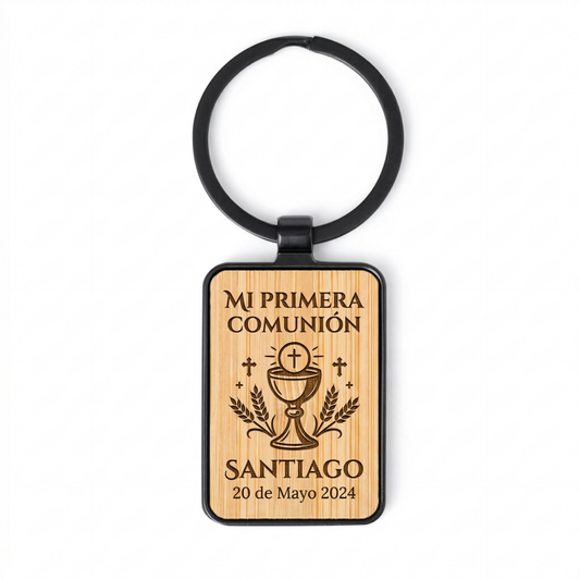 Llavero personalizado para comunión Fenrir