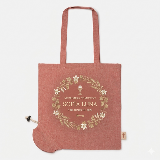 Bolsa plegable personalizada comunión Plika