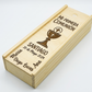 Dominó de madera personalizado para comunión con grabado láser