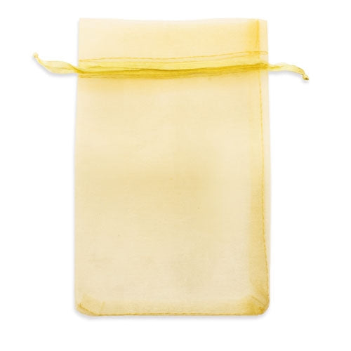 Bolsa de tul dorada