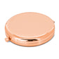 Espejo de bolsillo cerrado oro rosa
