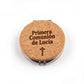 Espejo de corcho personalizado para comunión con grabado láser