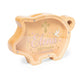 Hucha de madera personalizada para comunión de Elena con impresión UV