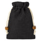 Bolsa de yute negra
