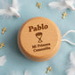 Yoyó de madera personalizado para comunión con grabado láser